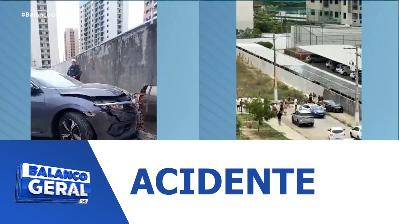 Homem com sinais de embriaguez bate em muro de condomínio na Zona Sul de Aracaju - BGT