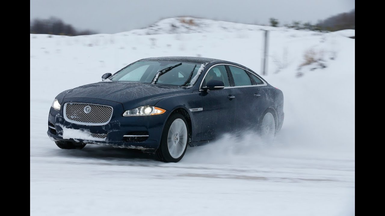 New Supercharged V6 Jaguar XF and XJ First Drive AWD Tech Demo and Review: 2013