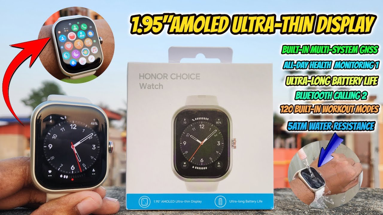 Honor Choice Watch Features, Water Test &  Unboxing With Hands-On Review!