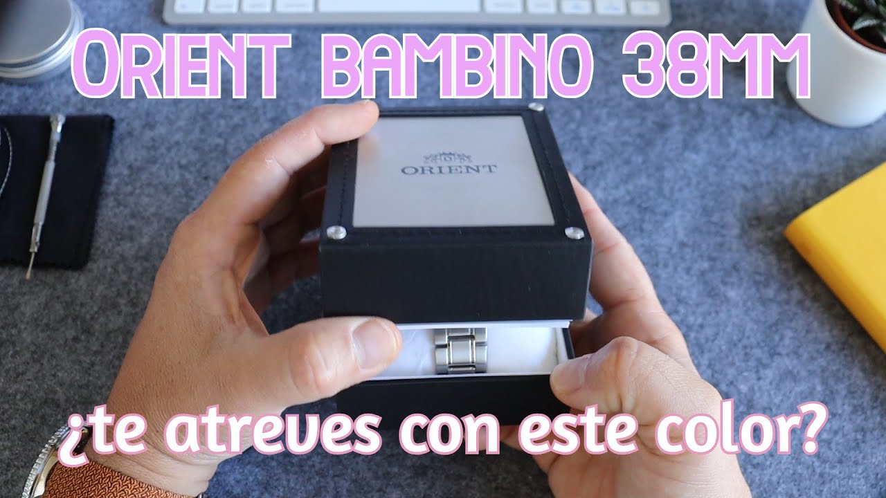 Os presento mi nuevo Orient - El BAMBINO de 38mm color Salmón!