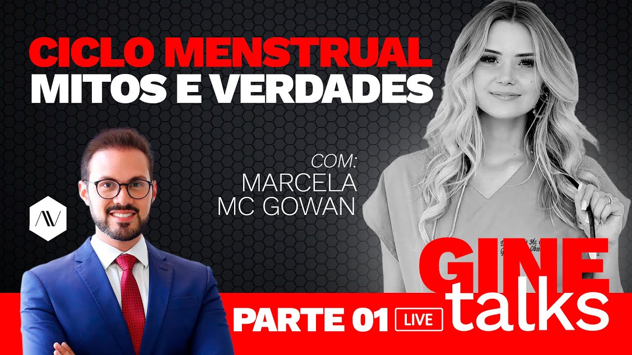 Gine Talks - Como funciona o Ciclo Menstrual  |  Dr. André Vinícius com Marcela Mc Gowan