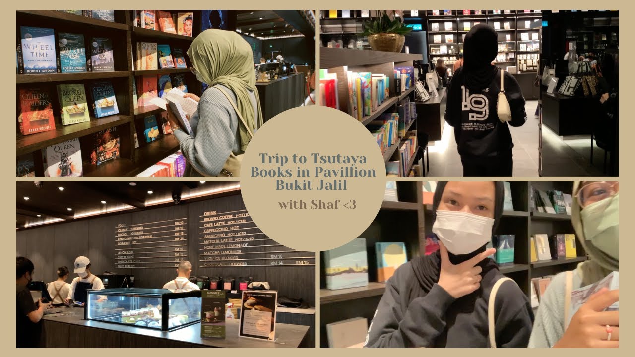 Vlog: Trip to Tsutaya Books at Pavillion Bukit Jalil w/ Shaf! THE BIGGEST BOOKSTORE IN MALAYSIA