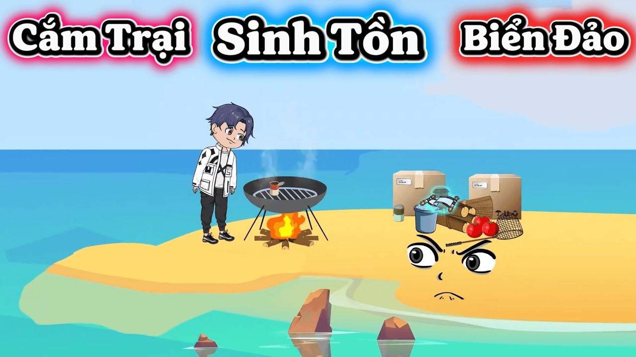 🏝️Full Version | Cắm Trại Sinh Tồn Biển Đảo l Dê Non Làm Review