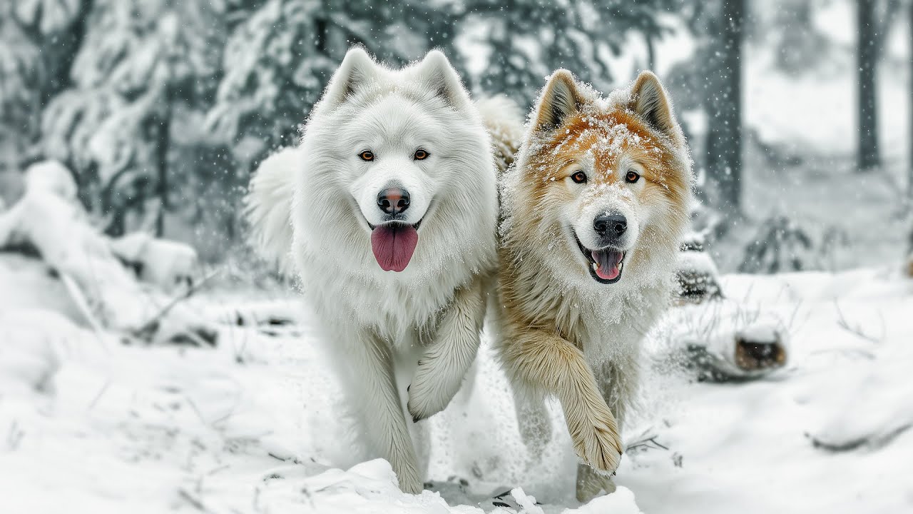❄️ Snowy Winter Wilderness with Wild Animals and Piano Music for Calm Sleep and Inner Healing