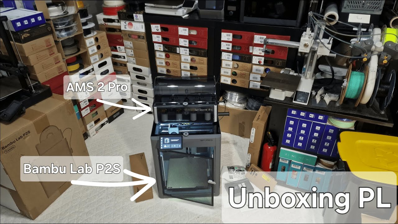 Bambu Lab P2S Unboxing PL