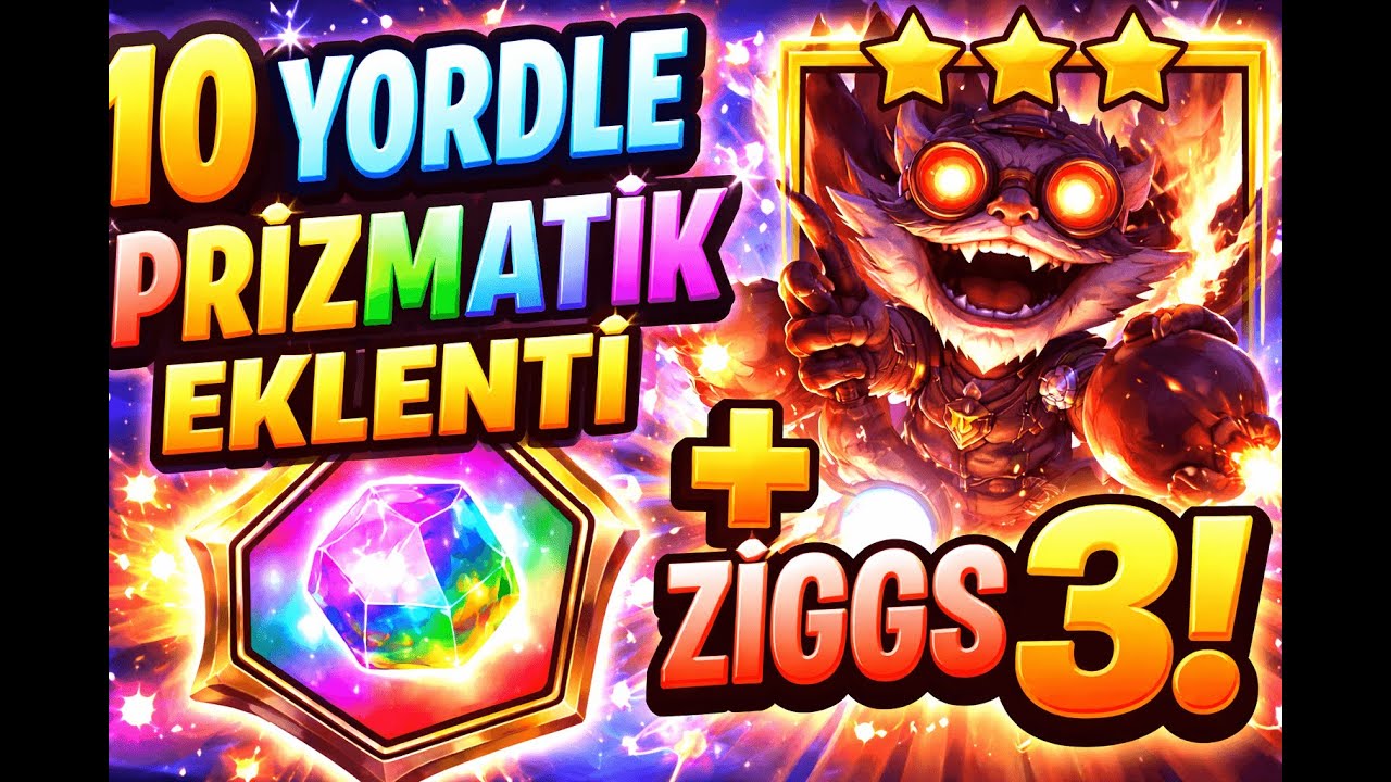 TFT Mekacik'in Sınavı Bu Prizmatik Oyun Bozuyor… Ziggs ⭐⭐⭐ | 10 Yordle TFT Mekacik'in Sınavı