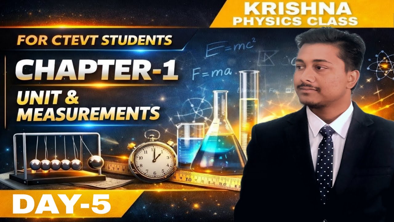 Unit and measurements lec-05||CTEVT||class 11||mechanics||physics||