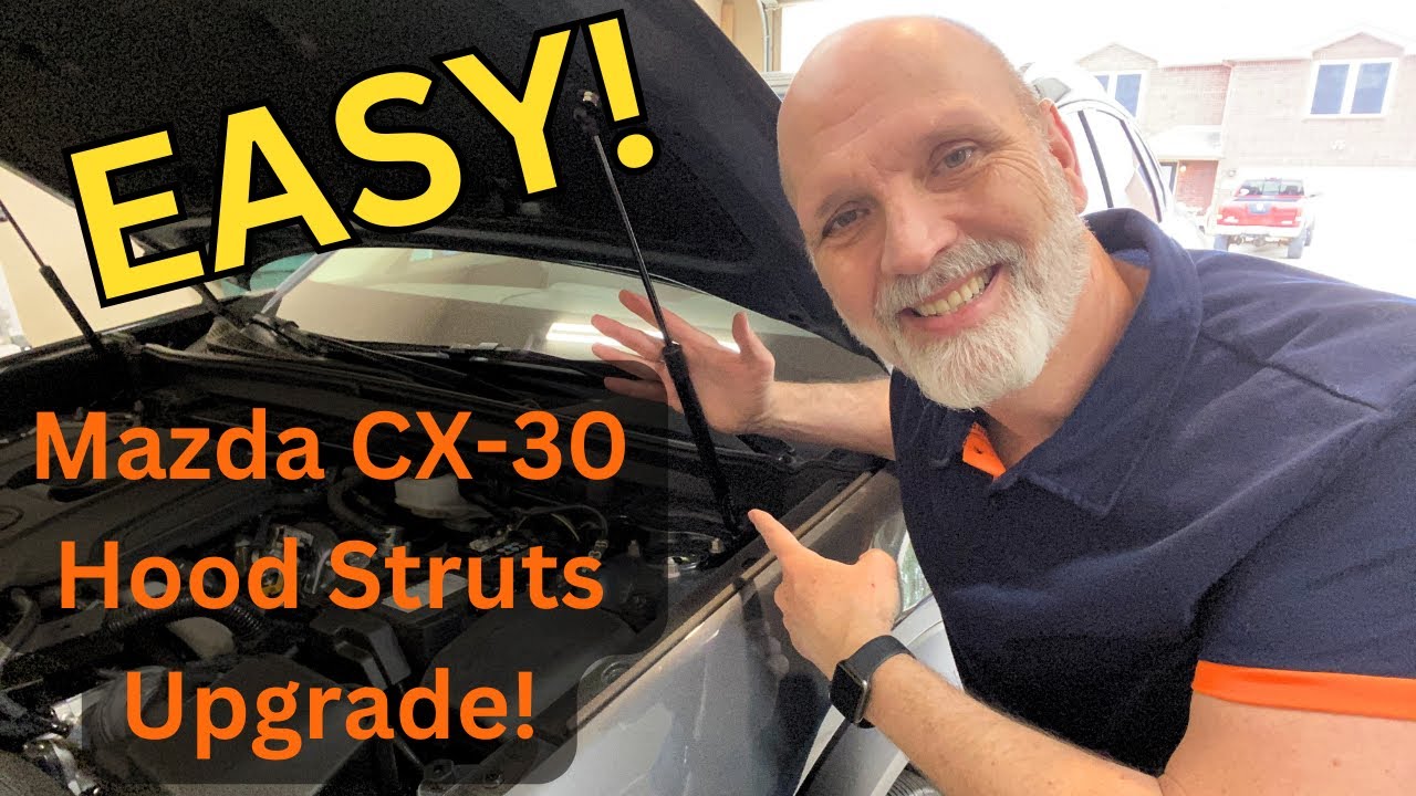 DIY Mazda CX-30 Hood Strut Upgrade – Easy Install in Under 1 Hour