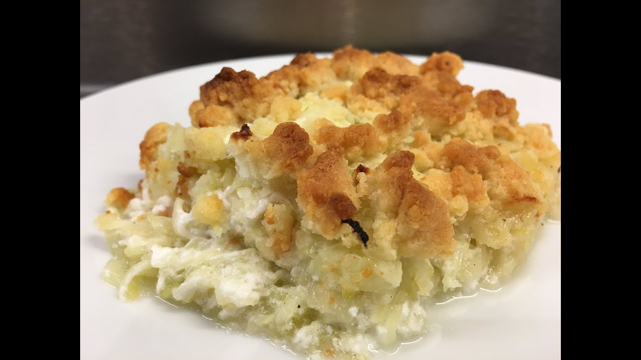 Crumble de courgettes au chèvre (Cuisine par Cedric et Seb)