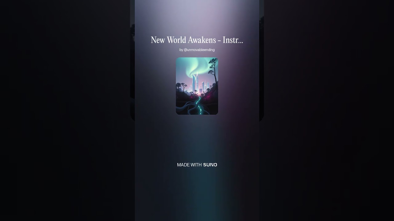 New World Awakens 7 - Instrumental #AI​ #Song​ by #Suno #music​ #newmusic​