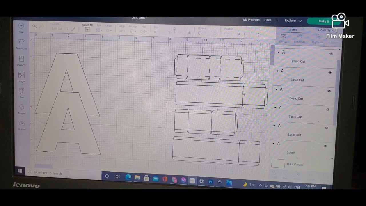 How to upload 3D Letter Templates in  Cricut Design Space