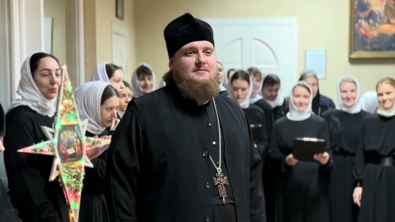 Поздравление Свято-Тихвинского женского монастыря г.Днепр Владыке Иринею с Рождеством Христовым