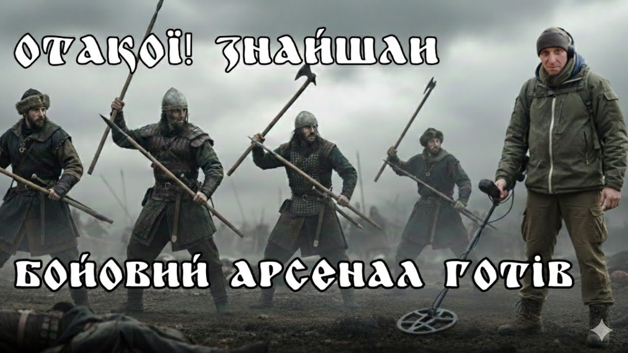 Оце так КОП! Знайшли бойовий арсенал Готів: списи, сокири, дротики! @MDMania 