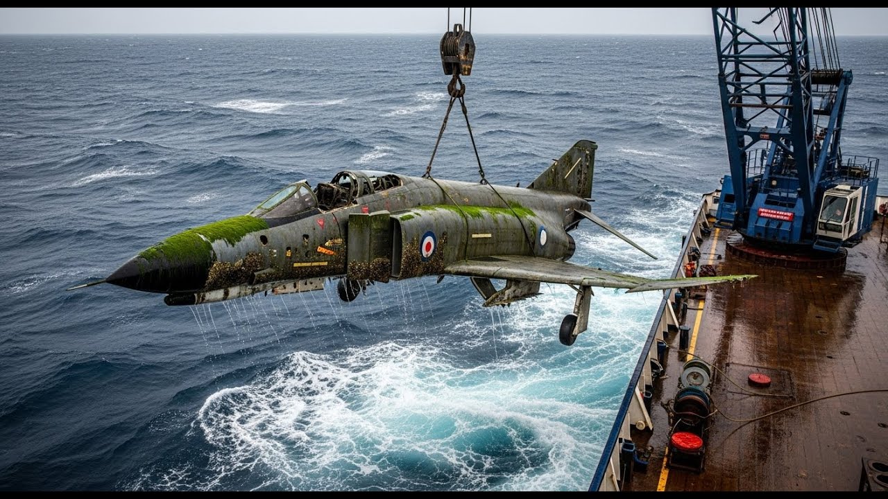 Inside the Engineering Process of Recovering an F-4 Phantom II from the Ocean Floor