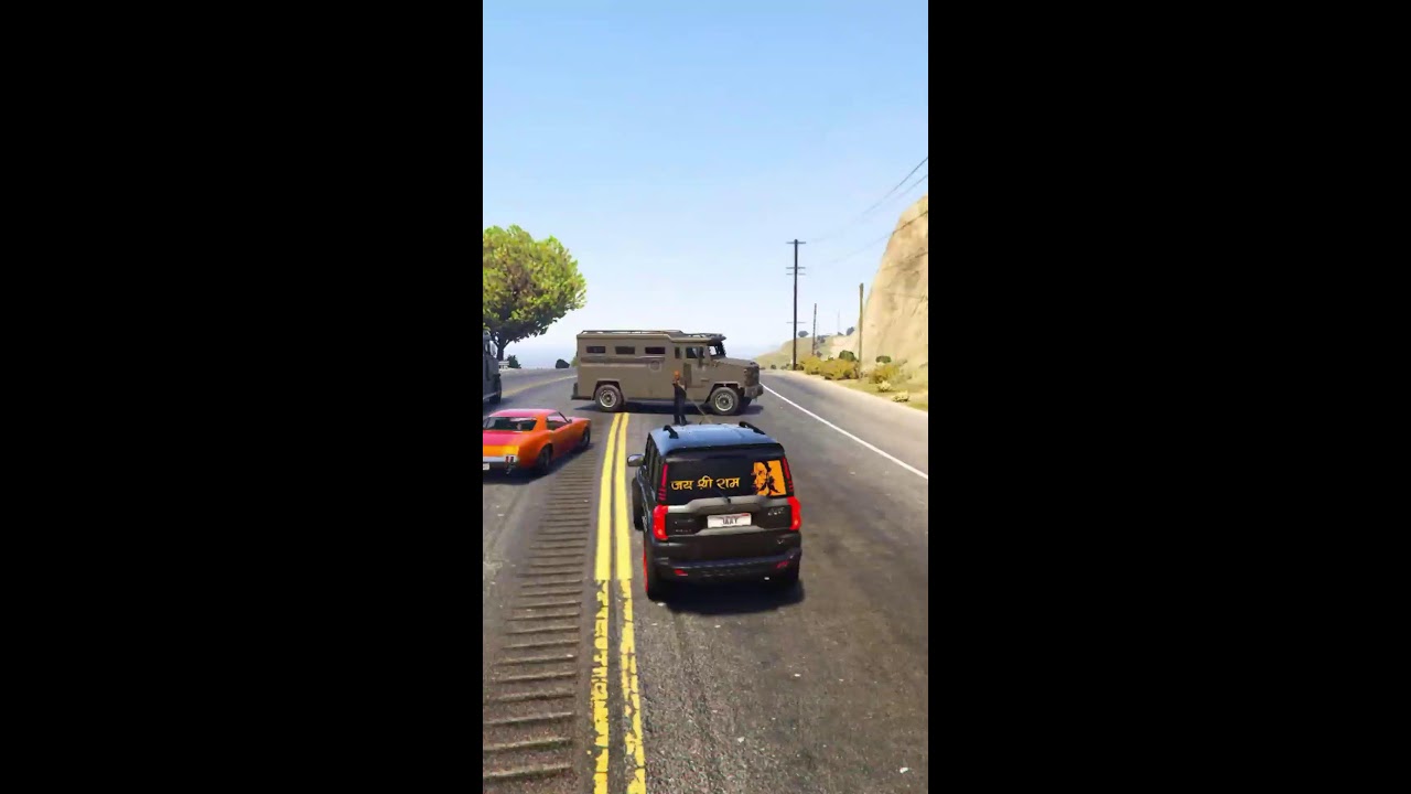 Gta V : Hulk Police Chase Live