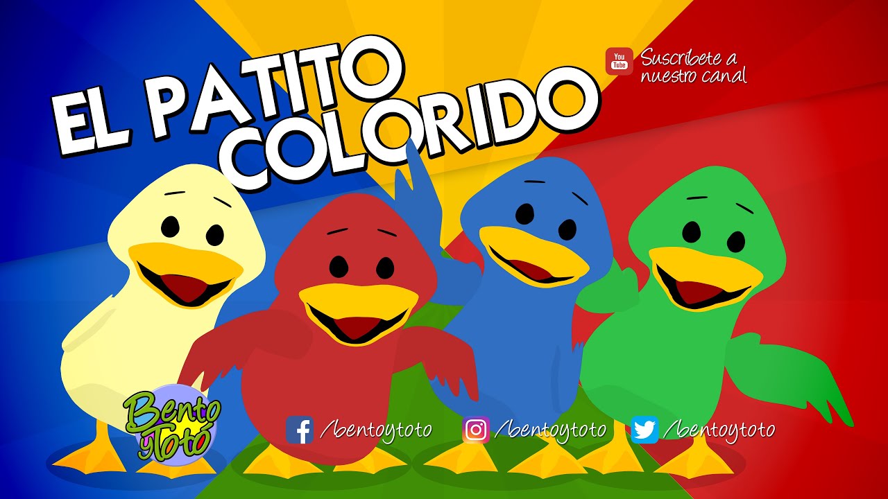 Bento y Tot&oacute; - El Patito Colorido (Dibujo Animado Infantil)