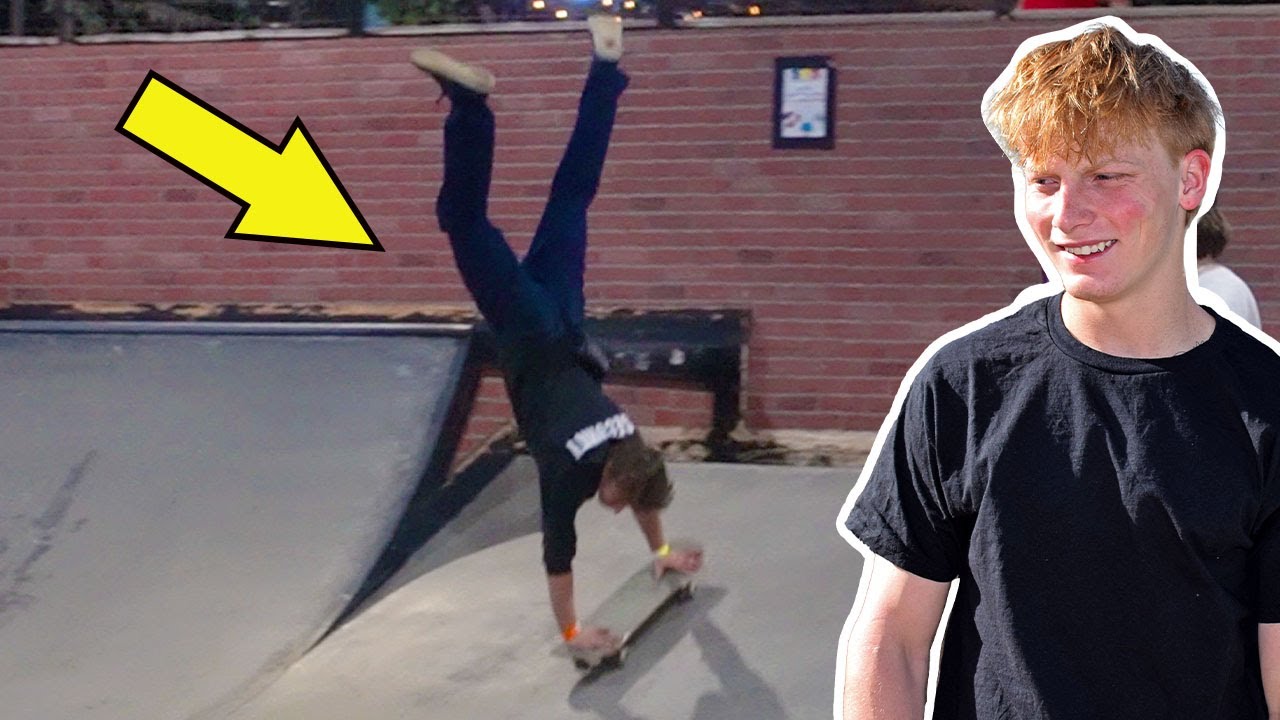 Skating On My Hands!