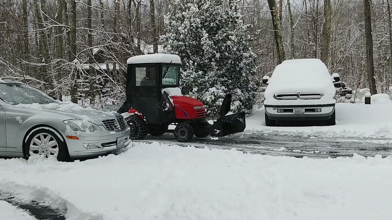 Simplicity Legacy 20 first snow (why you need impeller flaps on a single stage)
