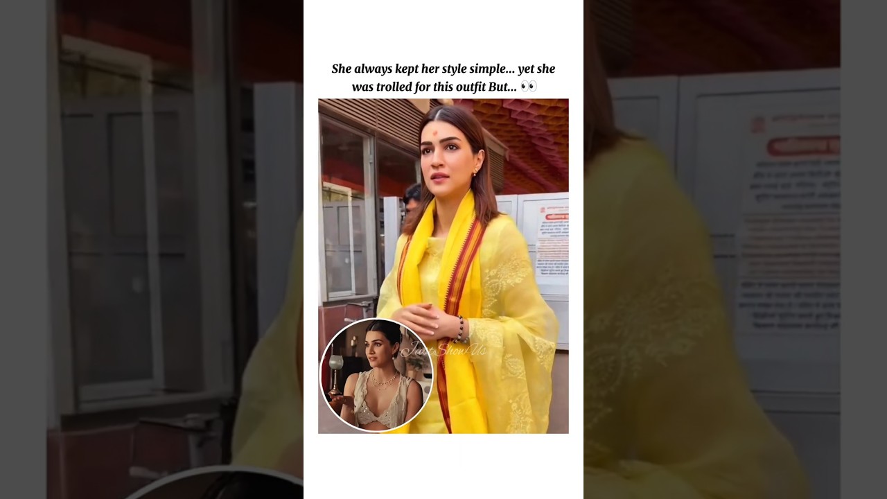 Kriti Sanon got trolled 💔 #shorts #shortsfeed #kritisanon #bollywood #viral #viralvideo #dress