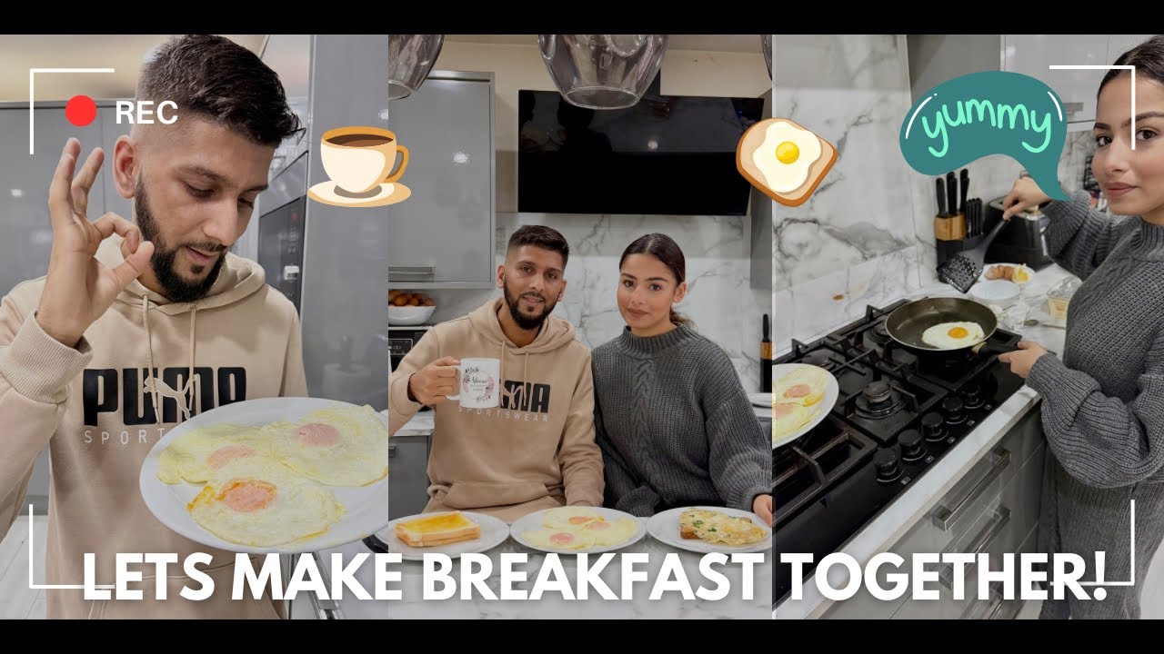 OUR MORNING BREAKFAST ROUTINE TOGETHER 🥰👀