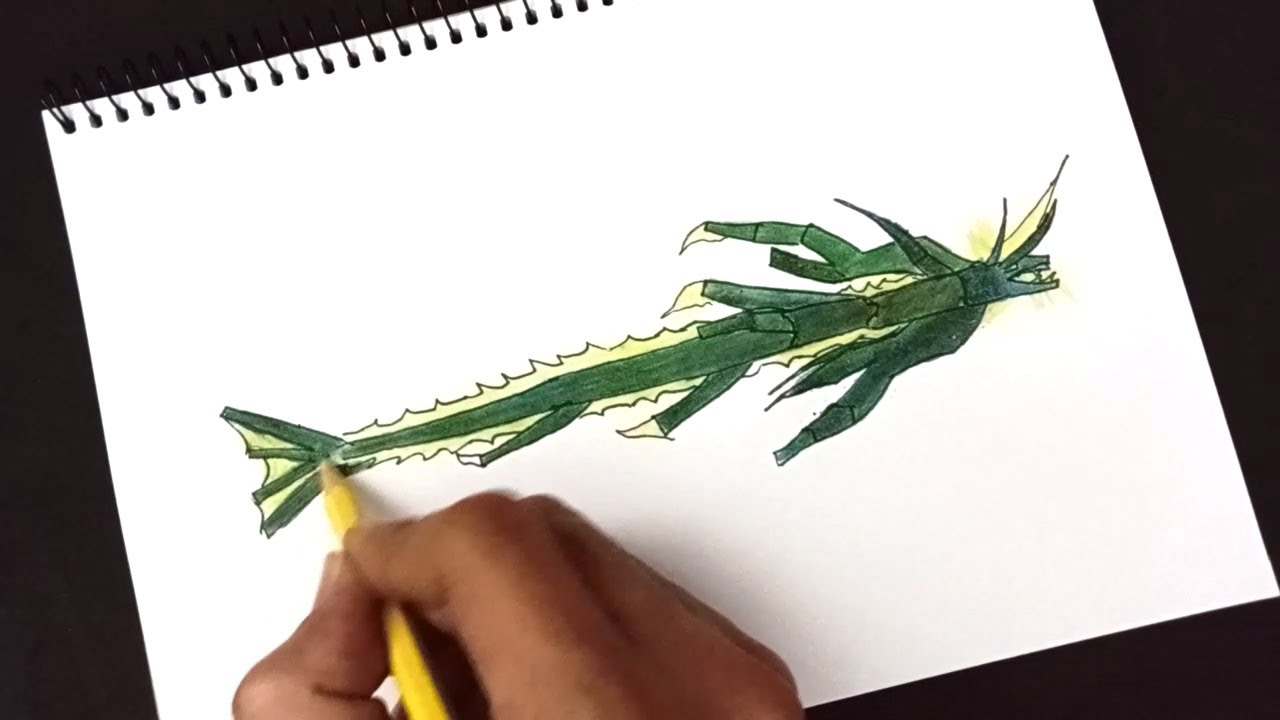 How to draw Northstar Serpent Fisch Roblox