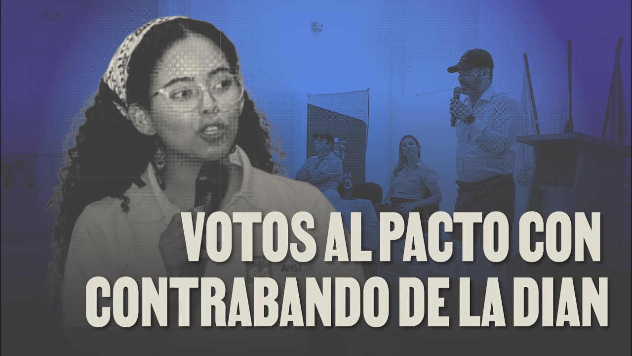 La candidata desconocida del Pacto que ganó con contrabando regalado de la Dian