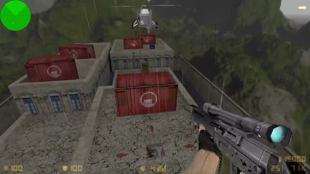 Counter-Strike 1.6 Gameplay 313 de roof nf