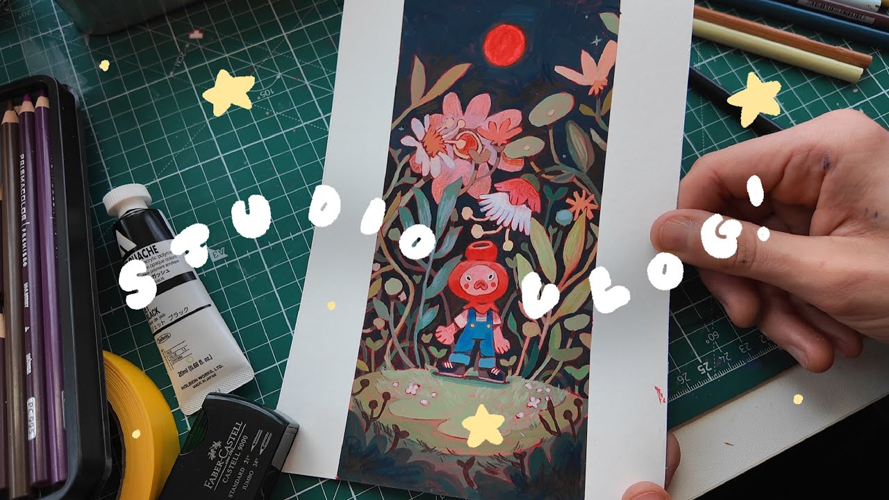 a low but very creative week in my life ｜ artist diaries ꩜