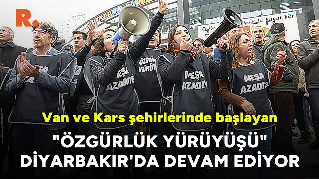 'Büyük Özgürlük Yürüyüşü' Diyarbakır'da