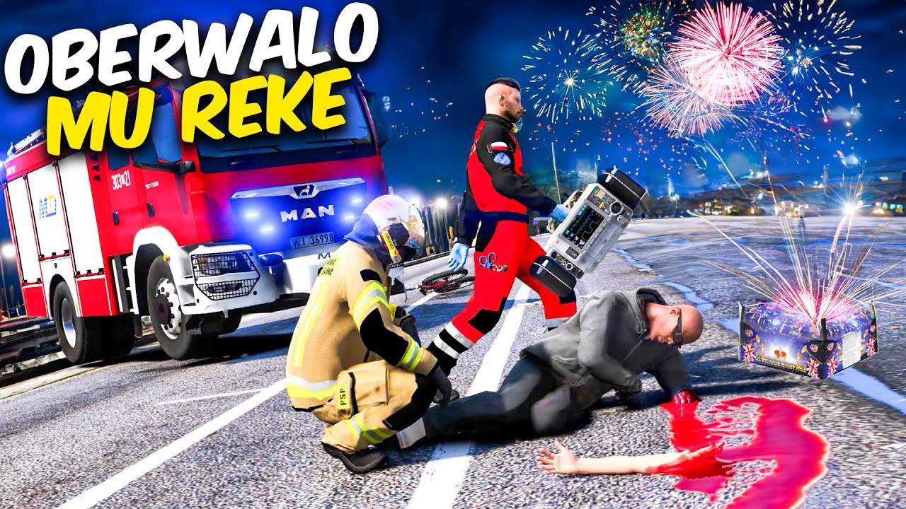 Polska Straż Pożarna - ODCZUWAŁ OGROMNY BÓL🤕| GTA V