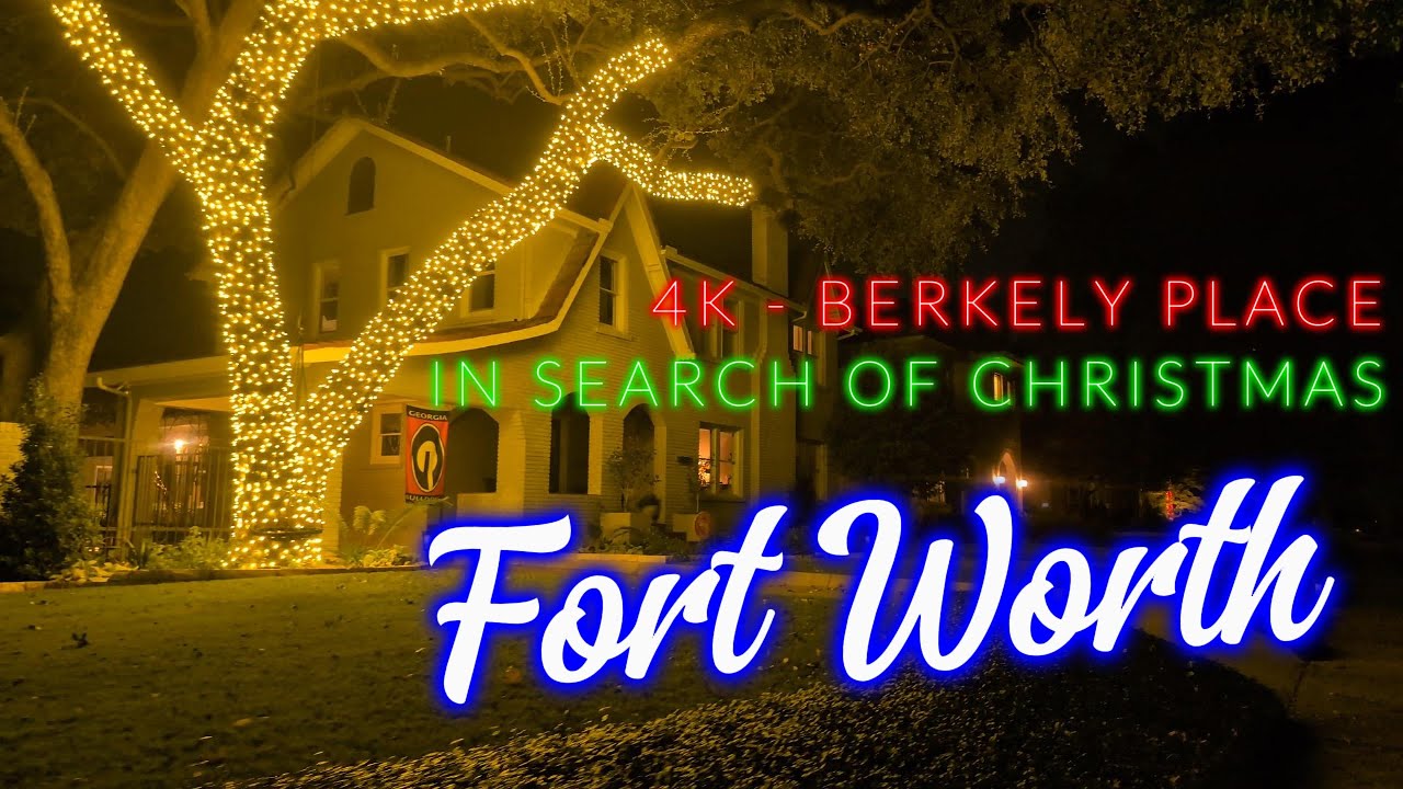 Fort Worth Walking Tour 4K Christmas Decorations