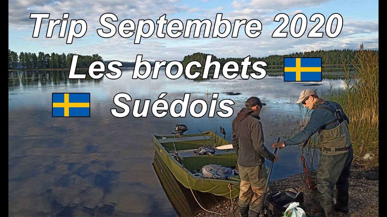 Pêche du brochet -  Suède en septembre 2020