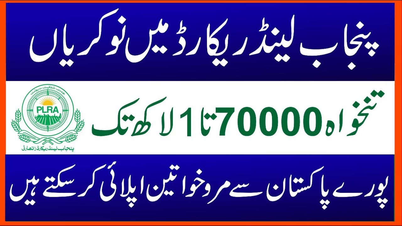 New Govt Jobs 2026 | Board of Revenue Punjab PULSE Project | Latest Land Record Jobs Today