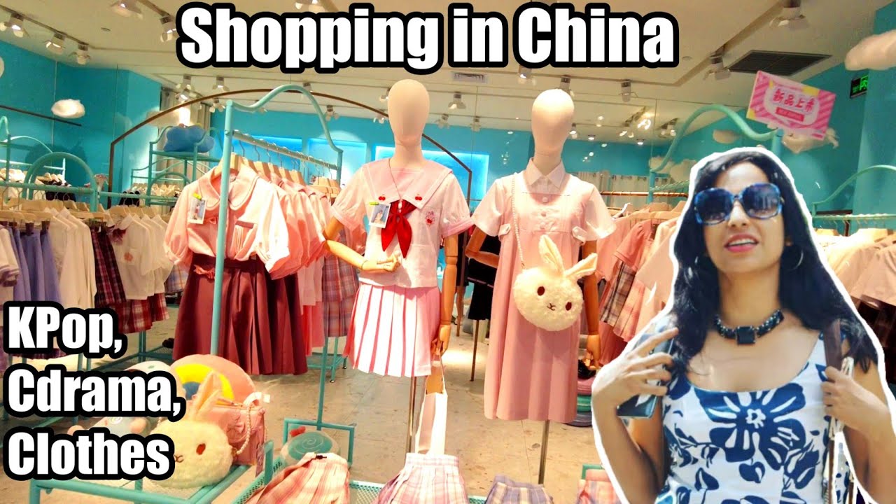 Kdrama,Kpop,Cdrama clothes in Shopping market China | Shenzhen | Indians living in China Hindi vlog