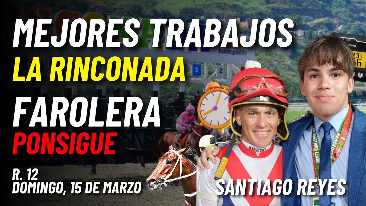 MEJORES TRABAJOS LA RINCONADA DOMINGO 15 DE MARZO BRISEOS, AJUSTES Y DATOS EN EL 5 Y 6 