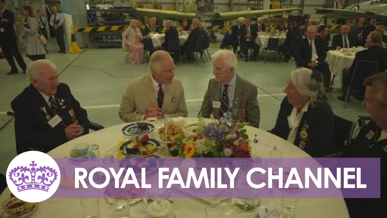 King Charles Enjoys Tea and Cakes with WW2 RAF Veterans