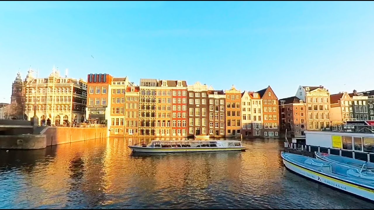 4K 360° VR walking tour in Amsterdam, Netherlands 2023