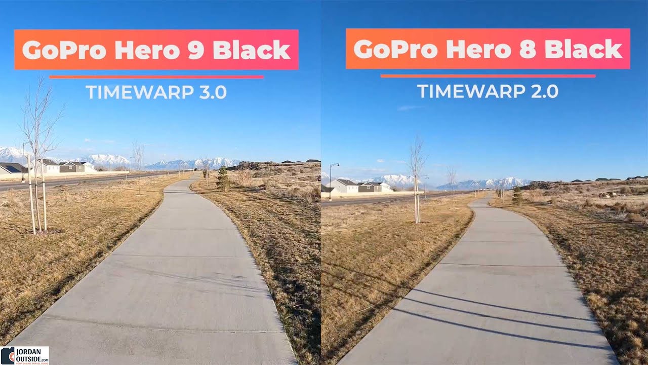GoPro Hero 9 Black TimeWarp 3.0 vs. GoPro Hero 8 Black TimeWarp 2.0
