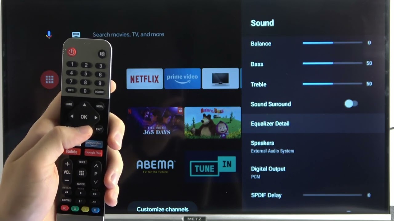 Как изменить режим звука на Android TV?