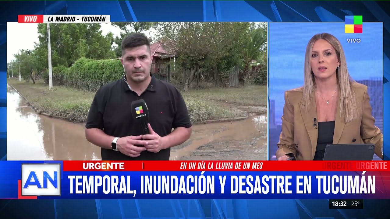 🔴 TEMPORAL, INUNDACIÓN Y DESASTRE EN TUCUMÁN