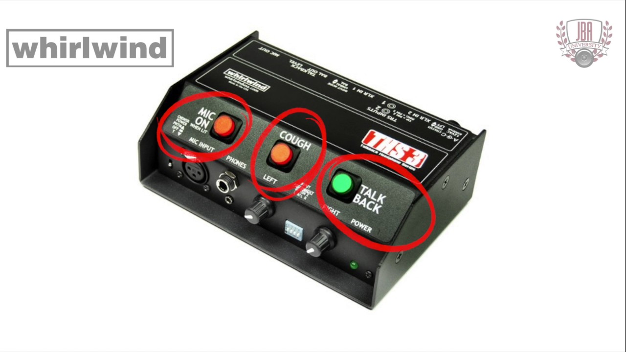 Whirlwind THS Series - Talkback Headphone Systems