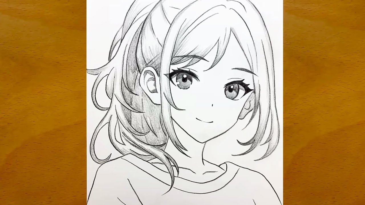 How to Draw a Beautiful Anime Girl Step by Step | Easy Anime Sketch