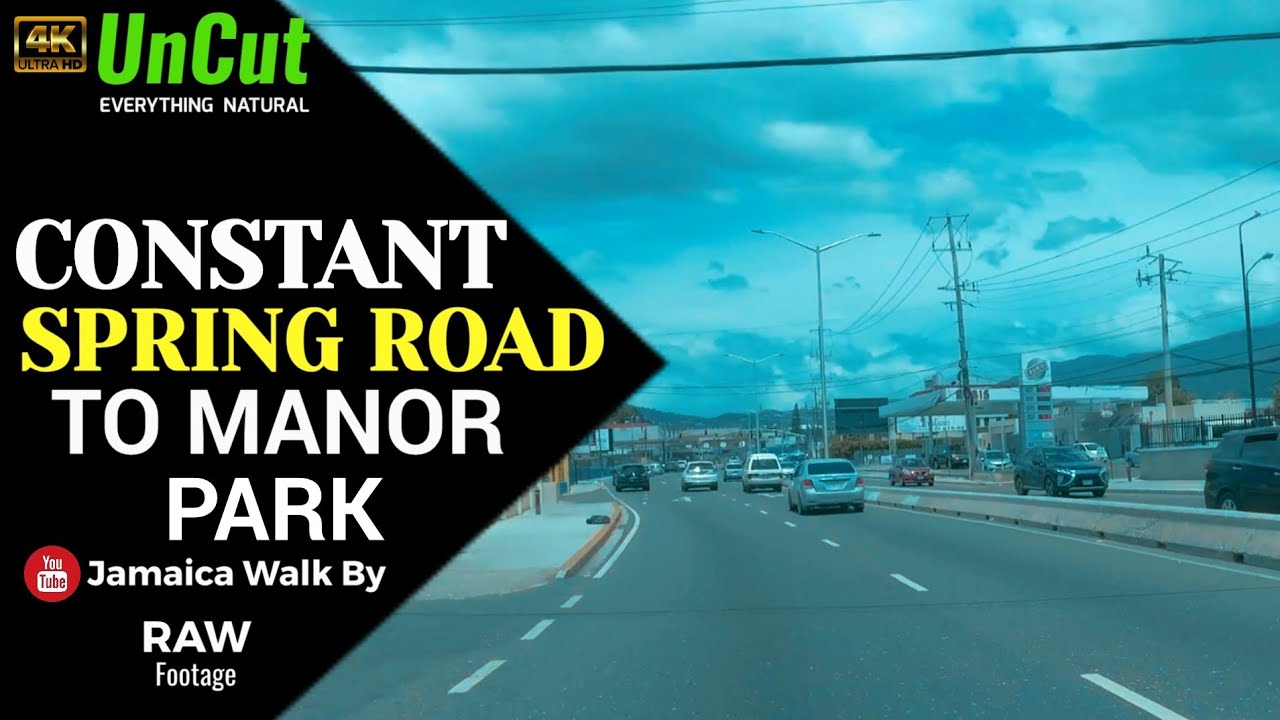 ✔️Driving The New Constant Spring Road To Manor Park In Jamaica 2021
