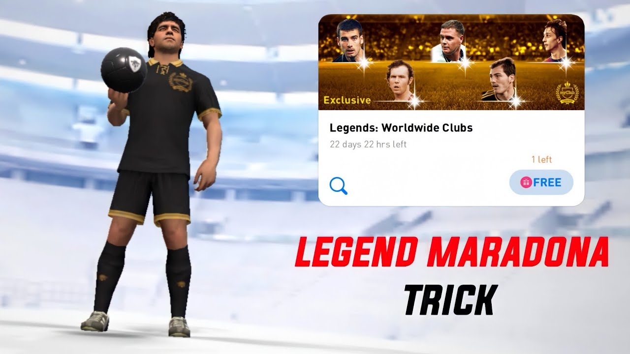 How To Get Legend D. Maradona From Legends Worldwide Clubs Exclusive Pack || Pes 2021 Mobile