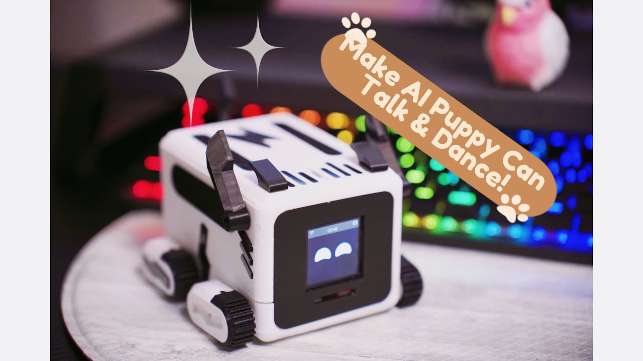 Mình làm một chú cún Ai tặng người thân #arduino #robot #ai #xiaozhi