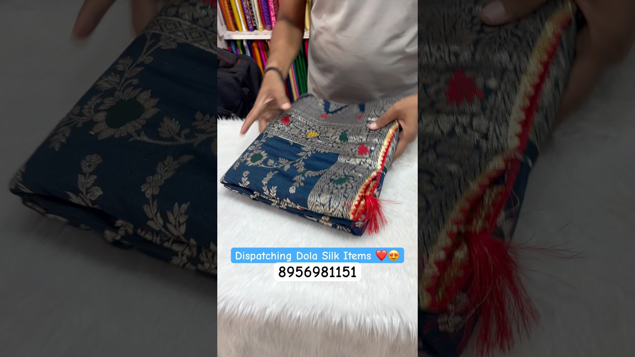 Dispatching Dola Silk sarees❤️🥰#paridhancollection