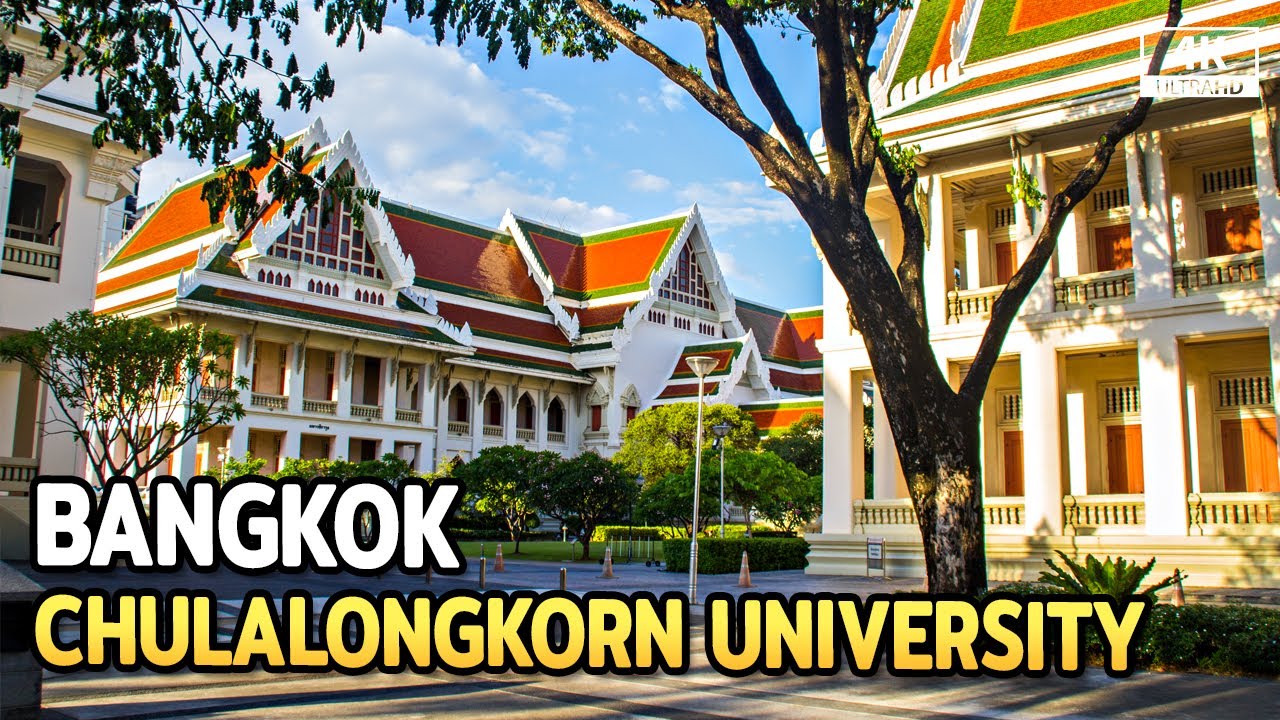 Chulalongkorn University Bangkok Walking Tour [4K]