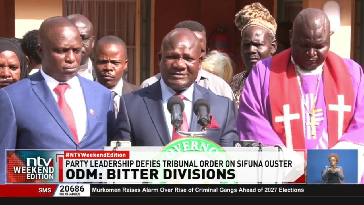 ODM leaders assert Nairobi Senator Edwin Sifuna is no longer Secretary General