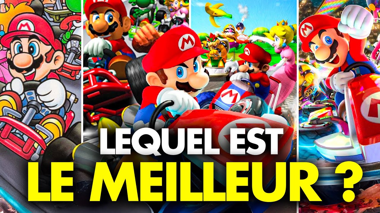 TOP 10 des meilleurs jeux MARIO KART 🏁 Lequel est le MEILLEUR ?