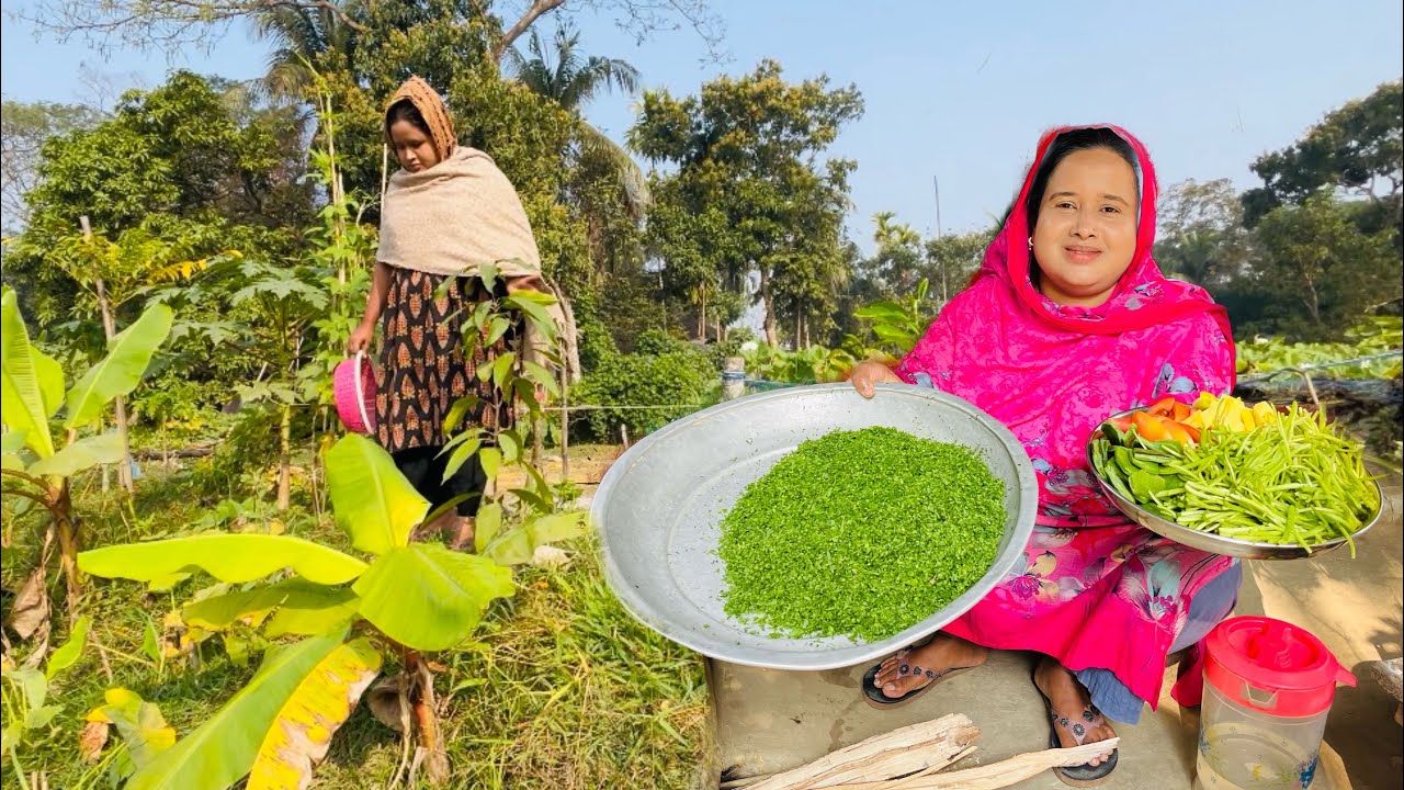 কোলা থেকে কলাই শাক আর হাগড়া তুলে রান্না করলাম / simple village life 24 / Bengali vlog / cooking / 